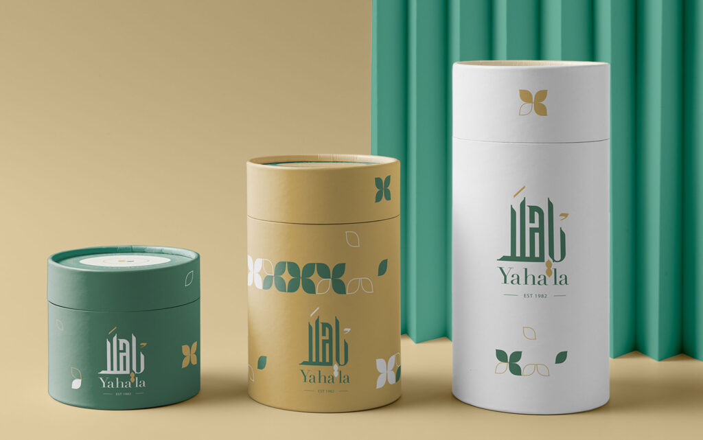 Premium gift box packaging design for Yahala sweets showcasing elegant and irresistible aesthetics