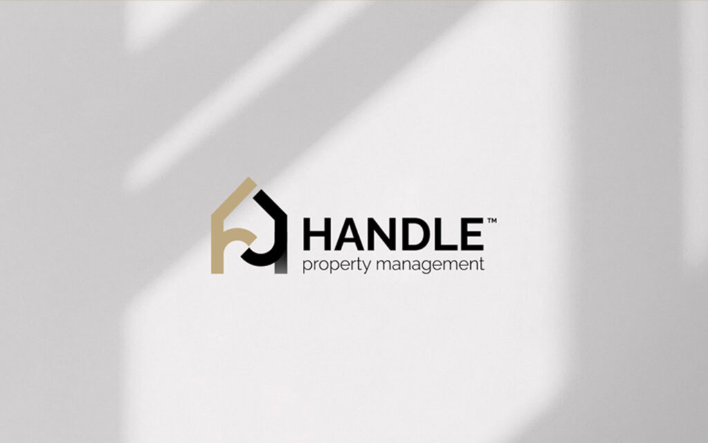 Professional brand identity and logo design for Handle Property Management by Lilac Dubai